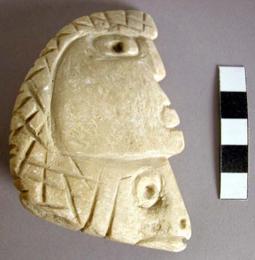 Carved stone - human figure