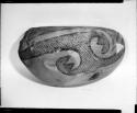 Photograph (missing) and negative of painted ceramics from the Jeddito Expedition, page 136
