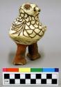 Pottery bird effigy vessel