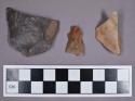 Chipped stone, chipping debris and one chert biface fragment