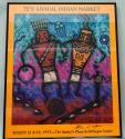 Poster: 72nd Annual Indian Market, August 21 and 22, 1993; "Poem Incarnate" Dan Lomahaftewa, signed