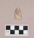 Chipped stone, projectile piont, side-notched