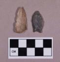 Chipped stone, projectile points, includes lanceolate with concave base