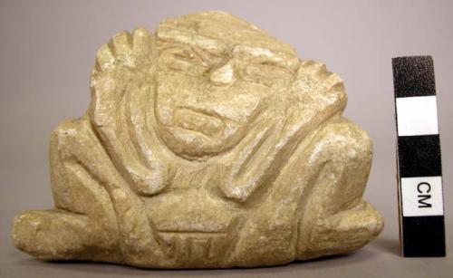Carved stone - human figure