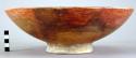 Wooden model of pottery bowl with annular base