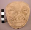 CAST for mold - human (?) face