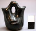 Miniature blackware wedding vase