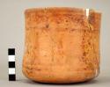 Yojoa polychrome pottery vase, dimpled base - Bold Geometric Type (restored)