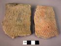 49 rim potsherds with cardial decoration