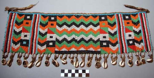 Beaded apron