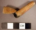 Part of clay pipe