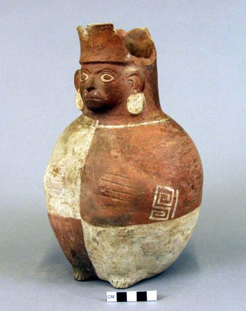 Ceramic bottle, human form
