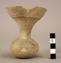 Drinking vase shape pottery vessel