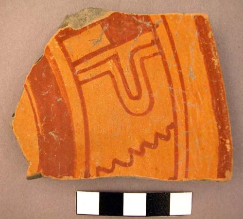 Coyotlatelco type rim potsherd