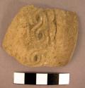 Stamped light ware potsherd - Type VI