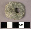 Perforated shale disc