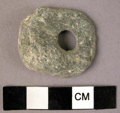 Perforated shale disc