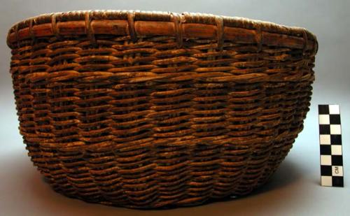 "plastered" basket. Katundi