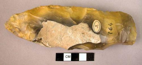 Rudely wrought stone tool