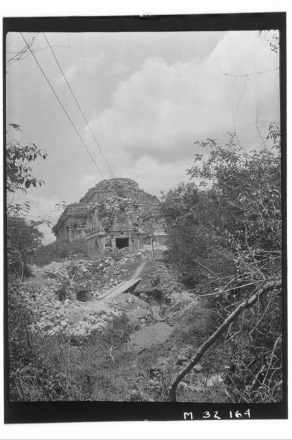 View of Monjas from light line trail.