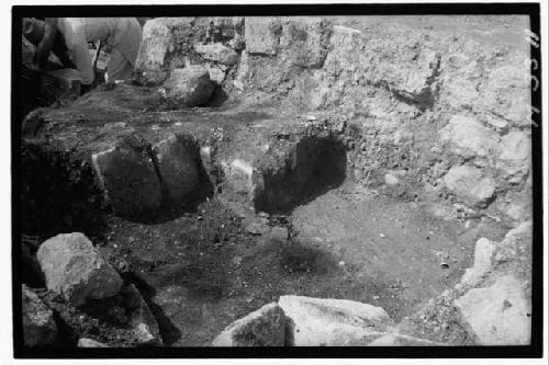 Monjas - Fire pit, southeast exterior, southeast court