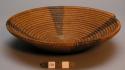 Coiled basket tray