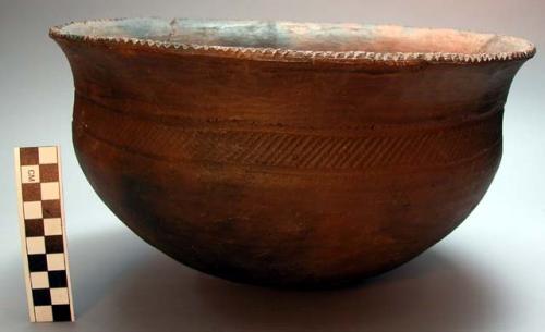 Pottery bowl.