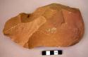 Quartzite unfinished hand axe of Abbevilio Acheulian type