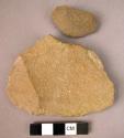 Quartzite flakes used for scraping