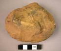 Quartzite bifacial pebble tool possibly a crude cleaver