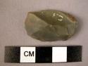 Flint (?) microlithic end and side scraper