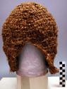 Twined sage bark winter hat used by both men and women