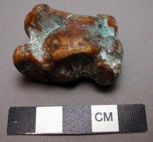 "Male" bone from male pig used in witch doctor's pouch 47-44-n50/6194