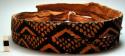 Woman's bark cloth waistband with painted designs; Chikole