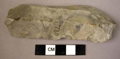 Flint flakes probably used as implements