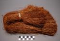 Woman's raffia bustle in natural color - only piece of clothing ever worn by wom