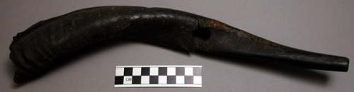 Hunting horn, made from kudu horn ("impanda")