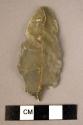 Coarse "willowleaf" point tang.  CAST