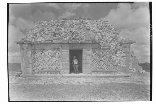 East facade of second story at Monjas.