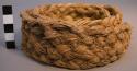 Cheese mold (see also 30/3932) - grass band, multiple strands, braided
