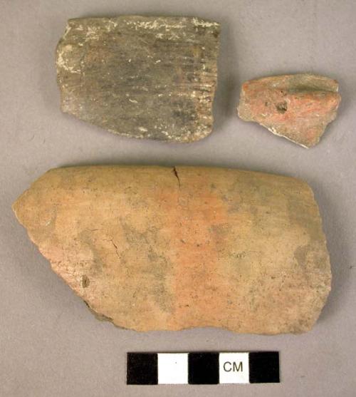 9 Pottery bowl fragments