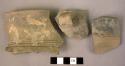 Fragments of pottery cups