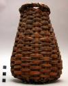 Large weave wicker basket - jar shape ("mhinda")