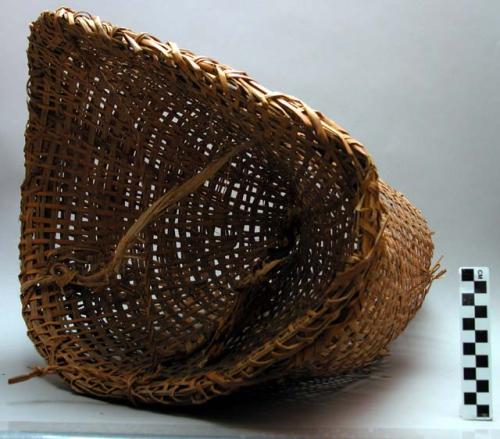 Coarsely woven conical net - used for trapping fish and rats ("gihembo")