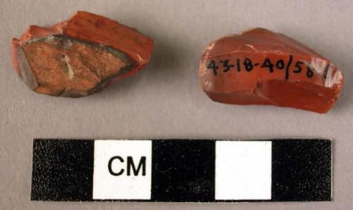 2 stone polyhedric gravers- red jasper