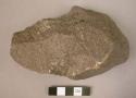 Quartzite hand axe. Late Abbevillian type
