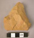 Quartzite pointed end (broken) of an Acheulean hand axe