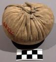 Ball used in Indian game la crosse