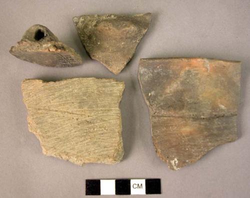 Fragments of pottery storage jars