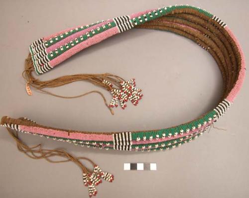 Beaded belt